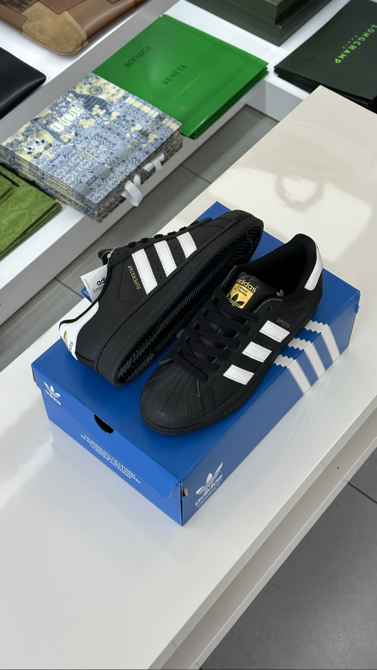 Adidas Superstar Black/White (Top Quality / Özel Seri)