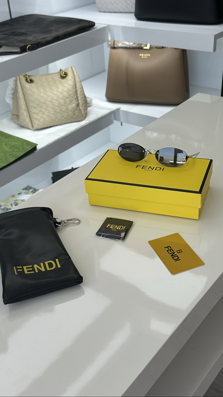 Fendi Luxury Sun Glas (Top Quality) Siyah Cam