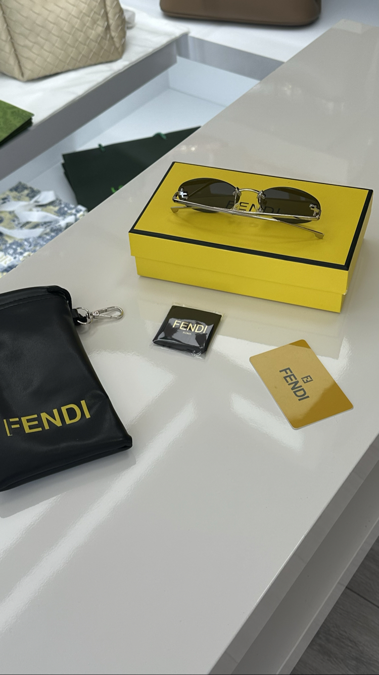 Fendi Luxury Sun Glas (Top Quality) Siyah Cam