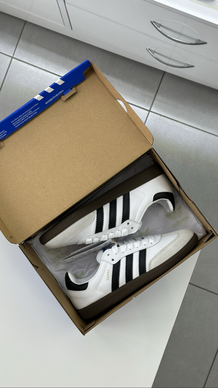 Adidas Samba OG - White/Black (Dar Kalıp)