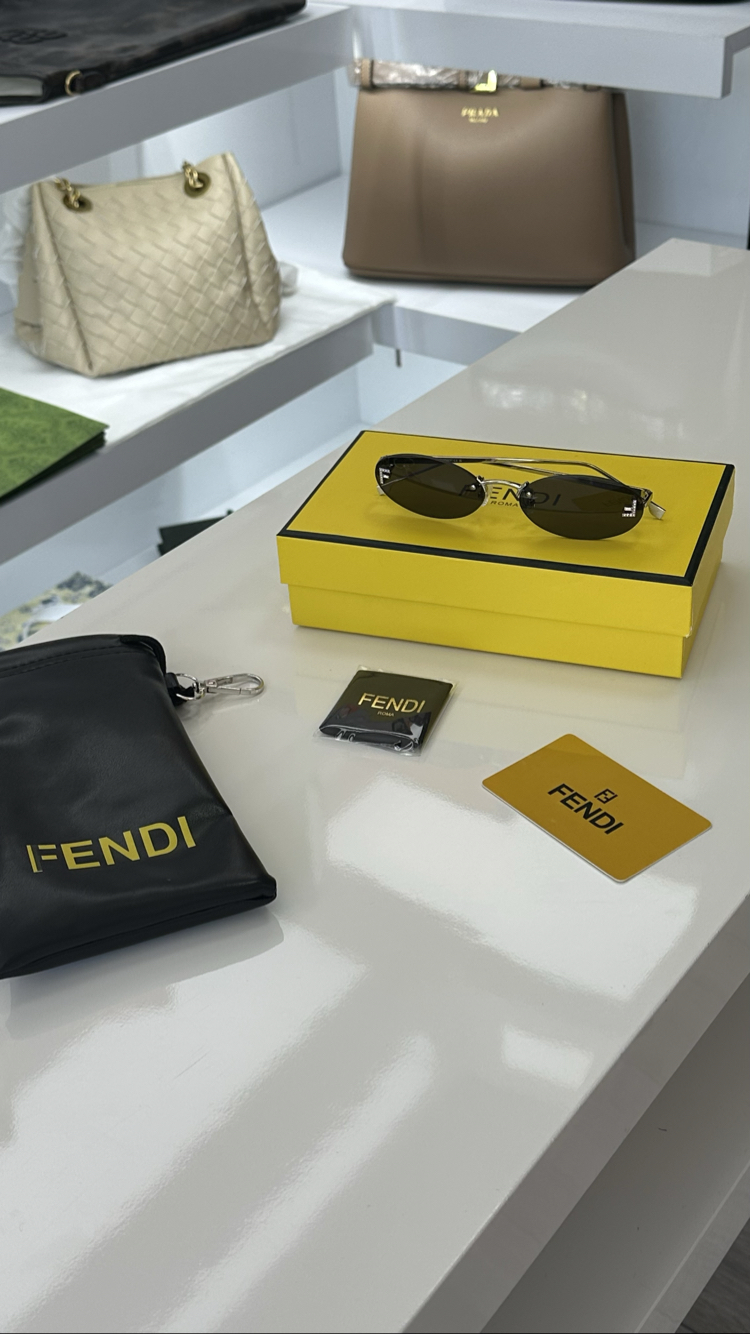 Fendi Luxury Sun Glas (Top Quality) Siyah Cam
