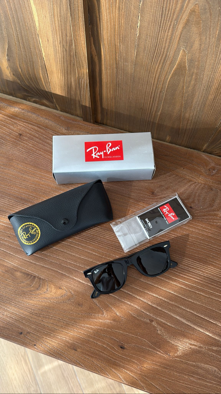 Ray-Ban RB2140 Black (Eğimli Model) 50 Premium