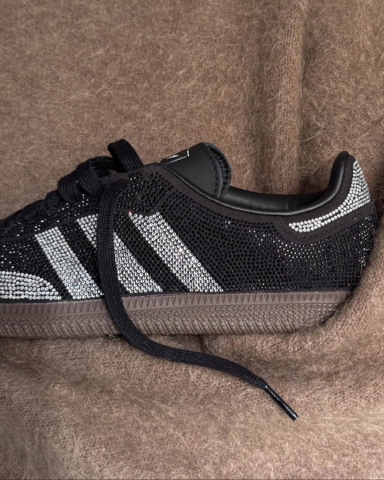 Samba OG Rhinestone Crystal Black Silver