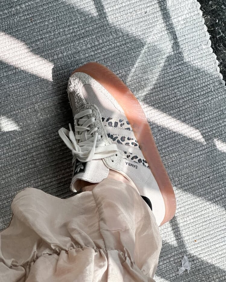 Sambae Leopard Off White