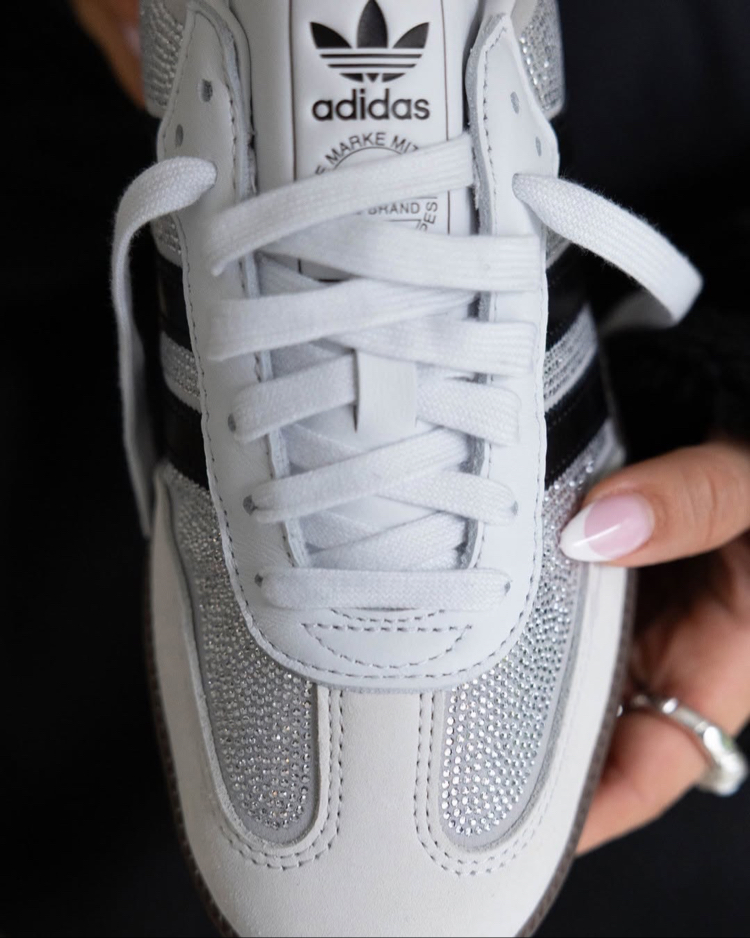 Samba OG Rhinestone Crystal White Silver