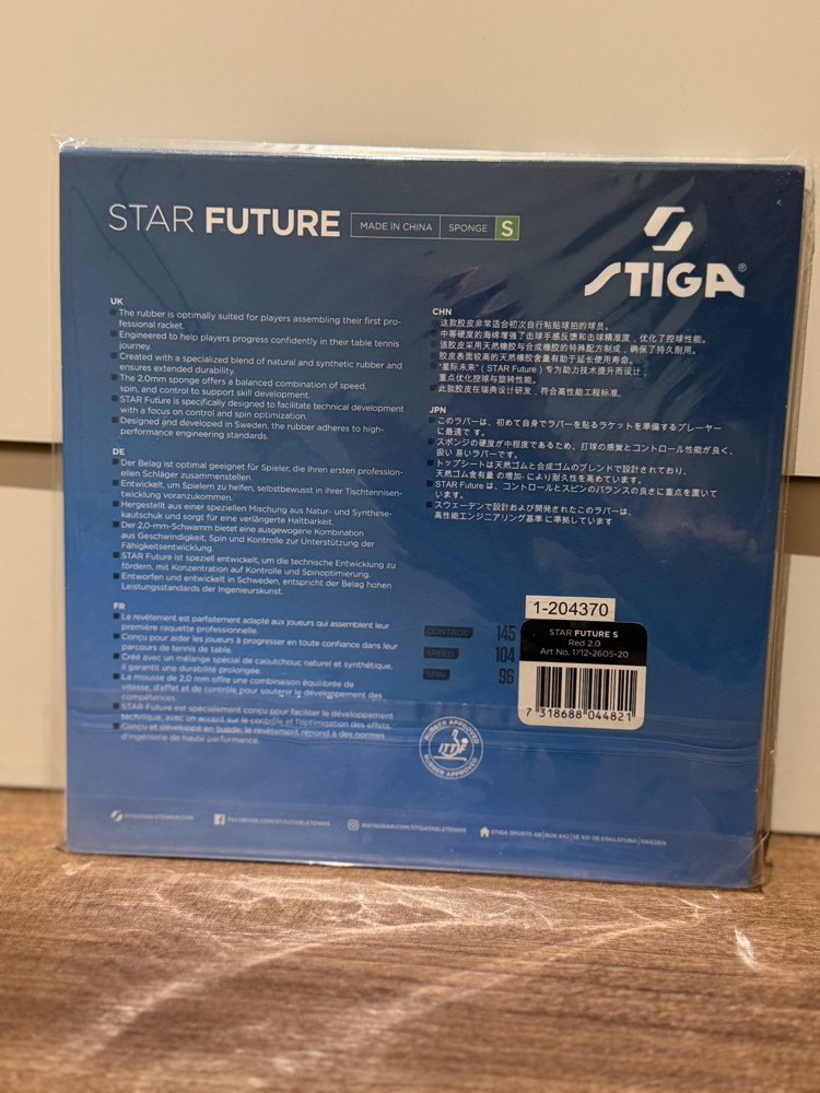 Stiga Star Future S Masa Tenisi Raket Lastiği