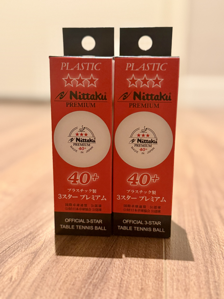 Nittaku Premium Maç Topu 2’li Kutu