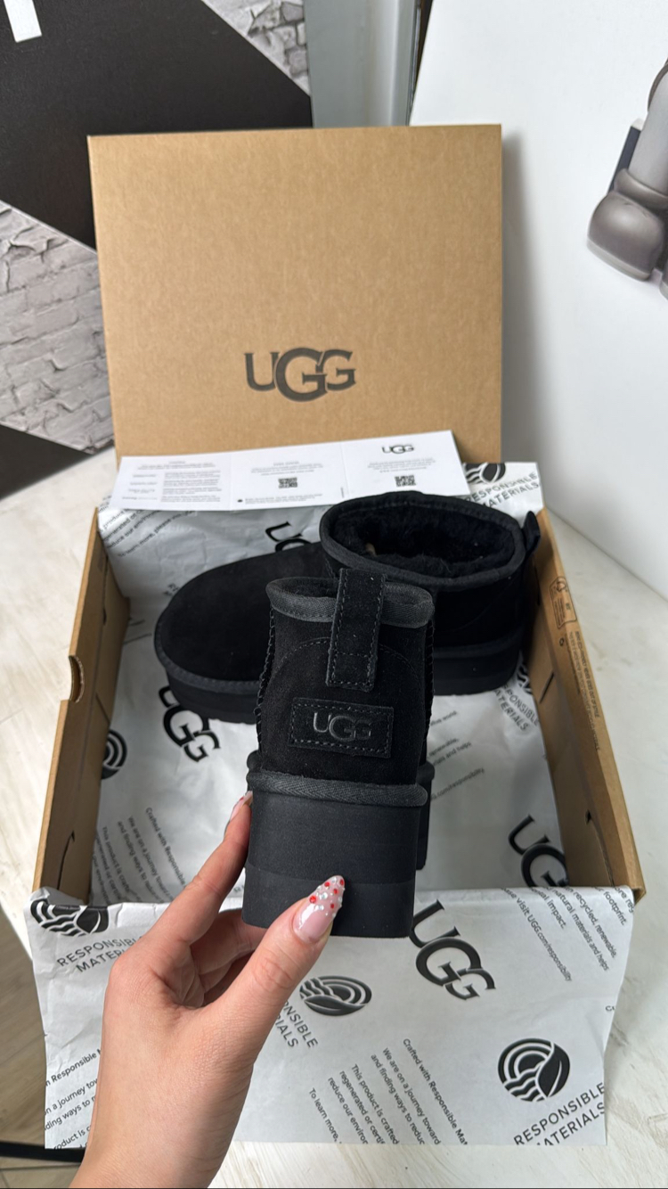 U.G.G Ultra Mini Platform Black