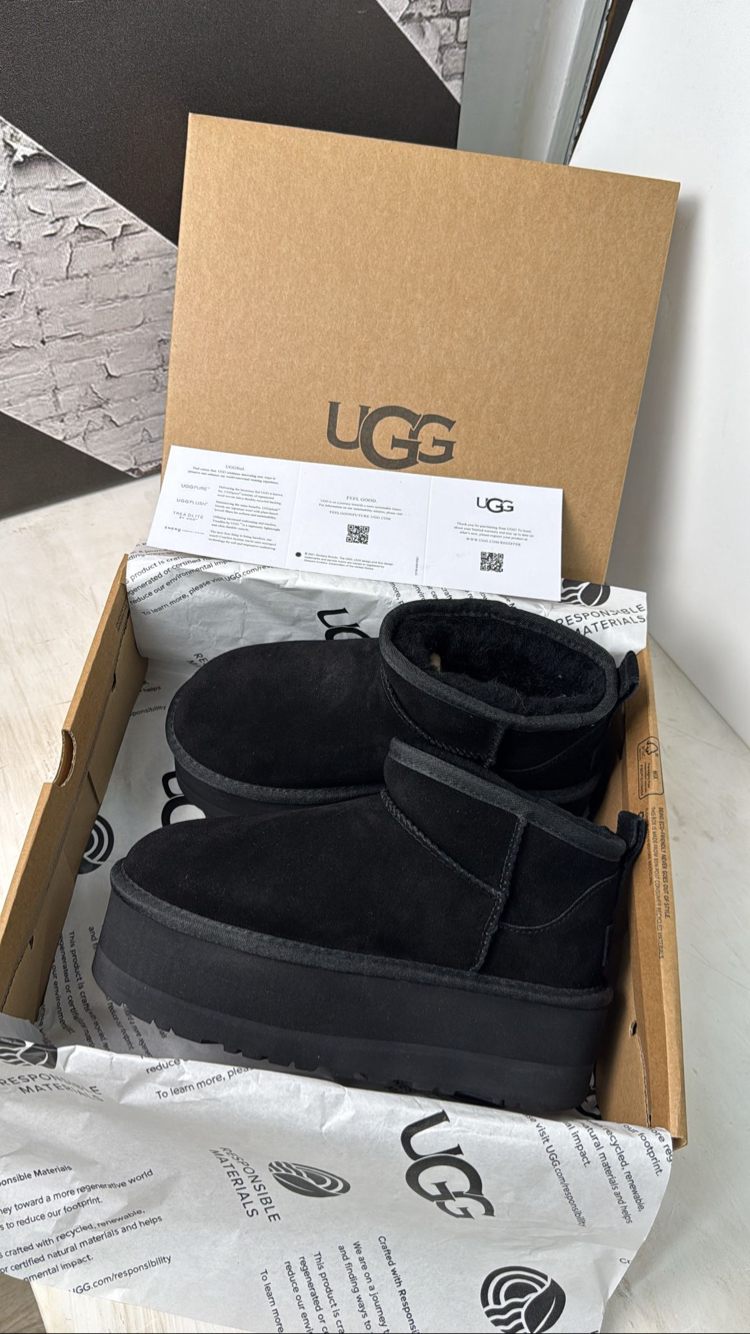 U.G.G Ultra Mini Platform Black
