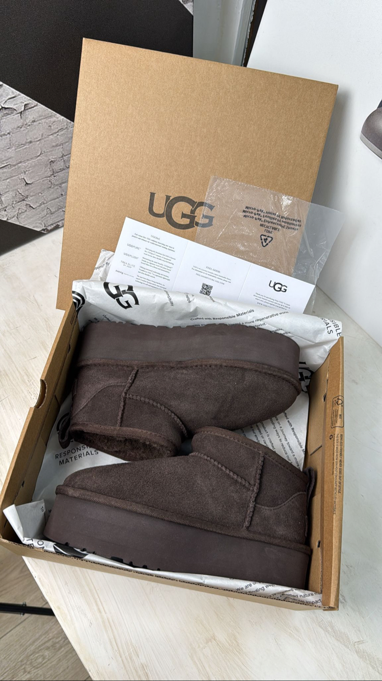 U.G.G Ultra Mini Platform Brown Chedar