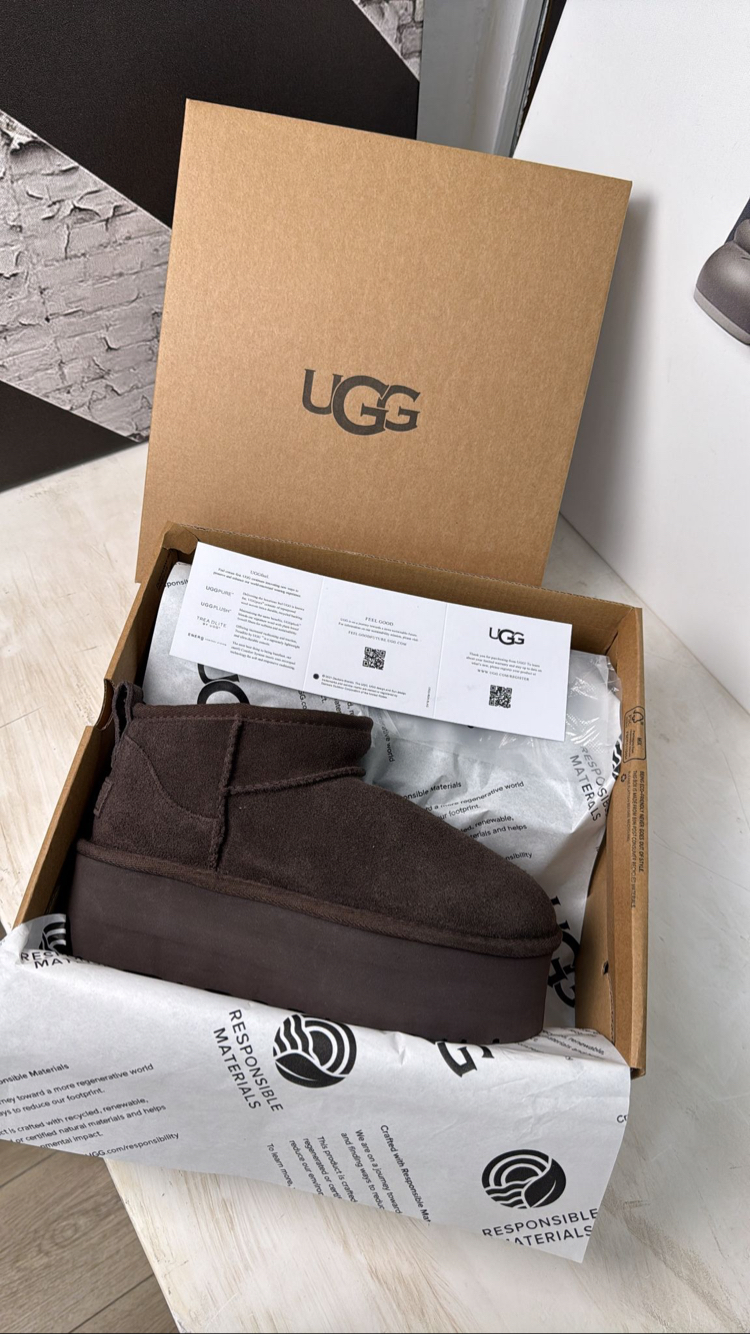 U.G.G Ultra Mini Platform Brown Chedar