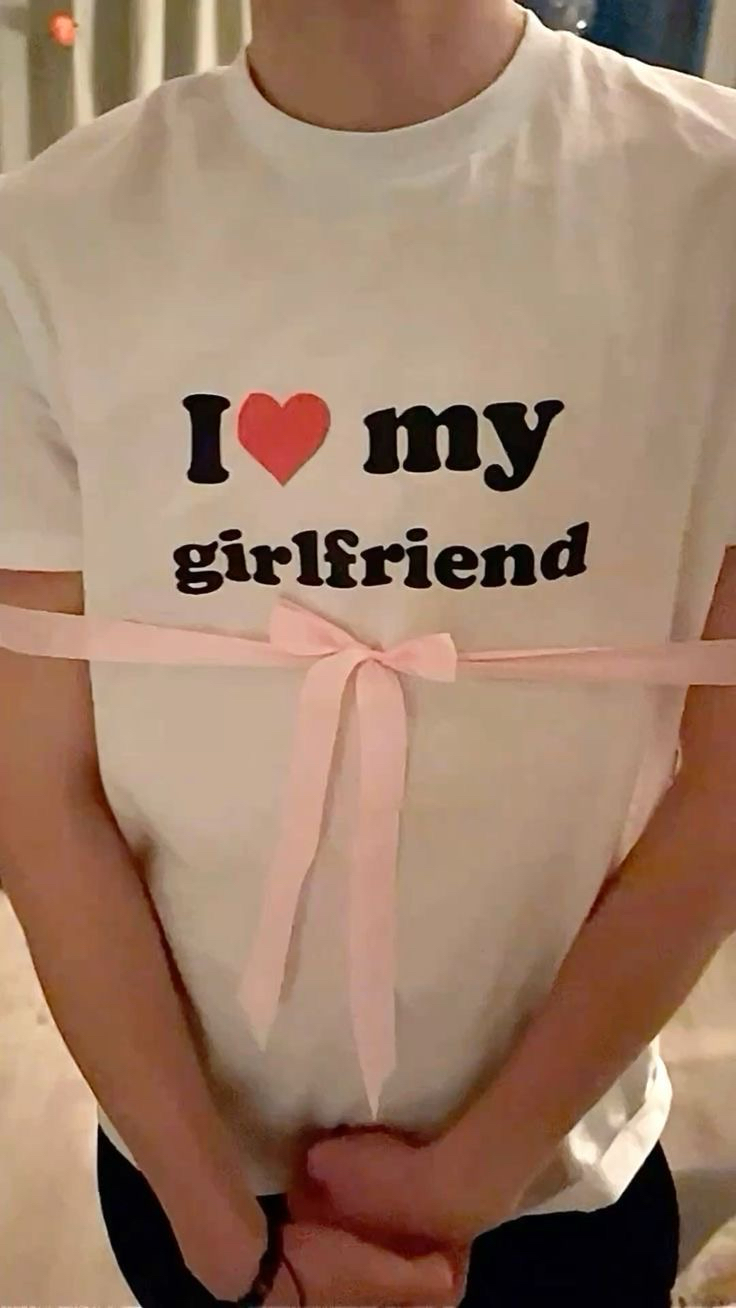 i love my gf tişört