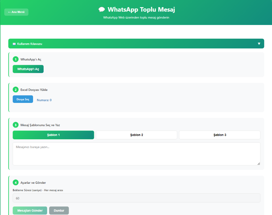 SRABOT Pro Sınırsız - 34 Farklı Tool - Maps Scraper ve Whatsapp Mesaj