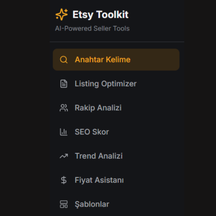 Etsy Pro - 1 Aylık Paket