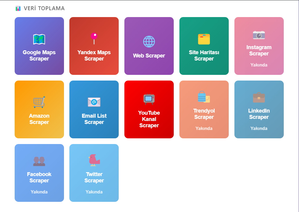SRABOT Pro Sınırsız - 34 Farklı Tool - Maps Scraper ve Whatsapp Mesaj