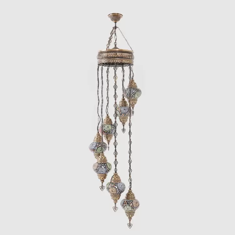 7'li Helezon - NO 2 Cam Tavan Aydınlatma