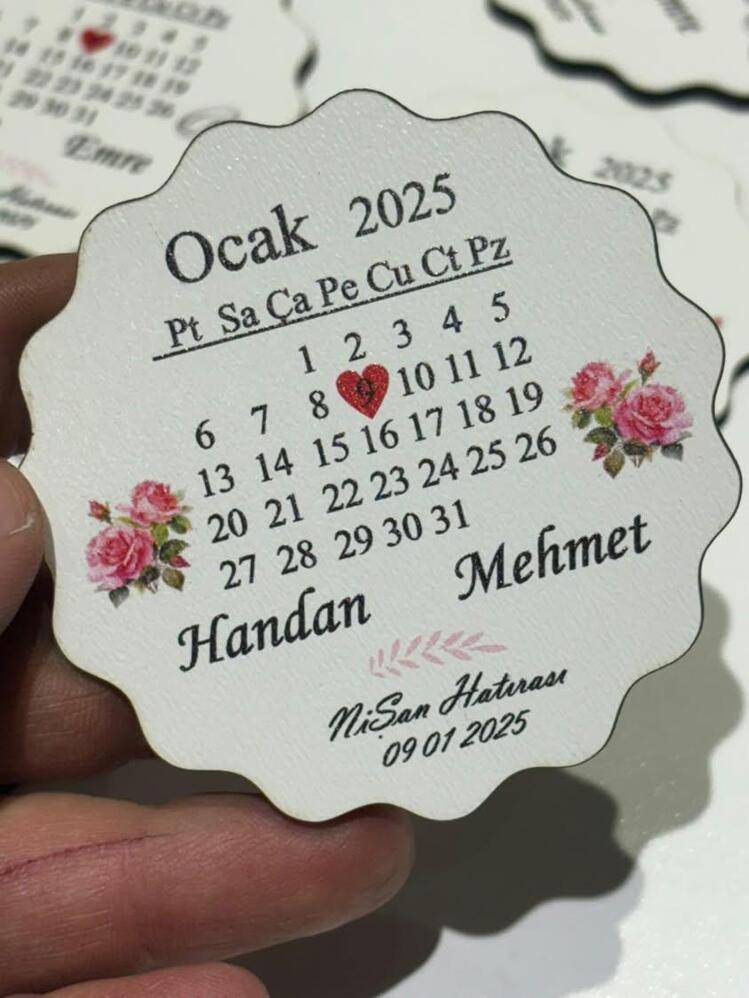 NİŞAN NİKAH DÜĞÜN MAGNET(100 Adet)