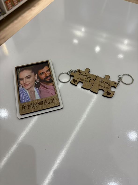 SEVGİLİLER GÜNÜ FOTOĞRAF BASKILI MAGNET VE ANAHTARLIK