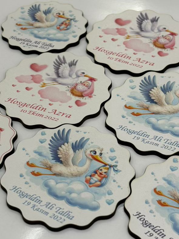 HOŞGELDİN BEBEK MAGNET(100 Adet)
