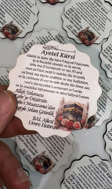 UMRE/HAC HATIRASI HEDİYE MAGNET(100 Adet)