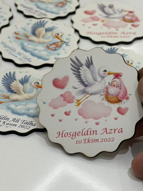 HOŞGELDİN BEBEK MAGNET(100 Adet)