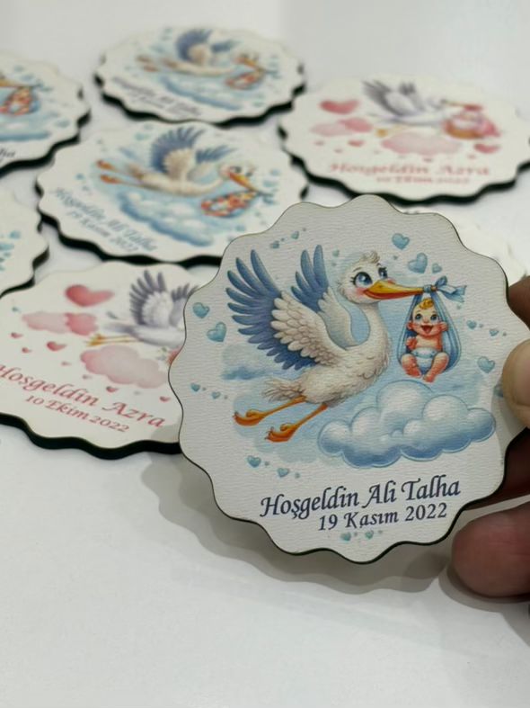 HOŞGELDİN BEBEK MAGNET(100 Adet)