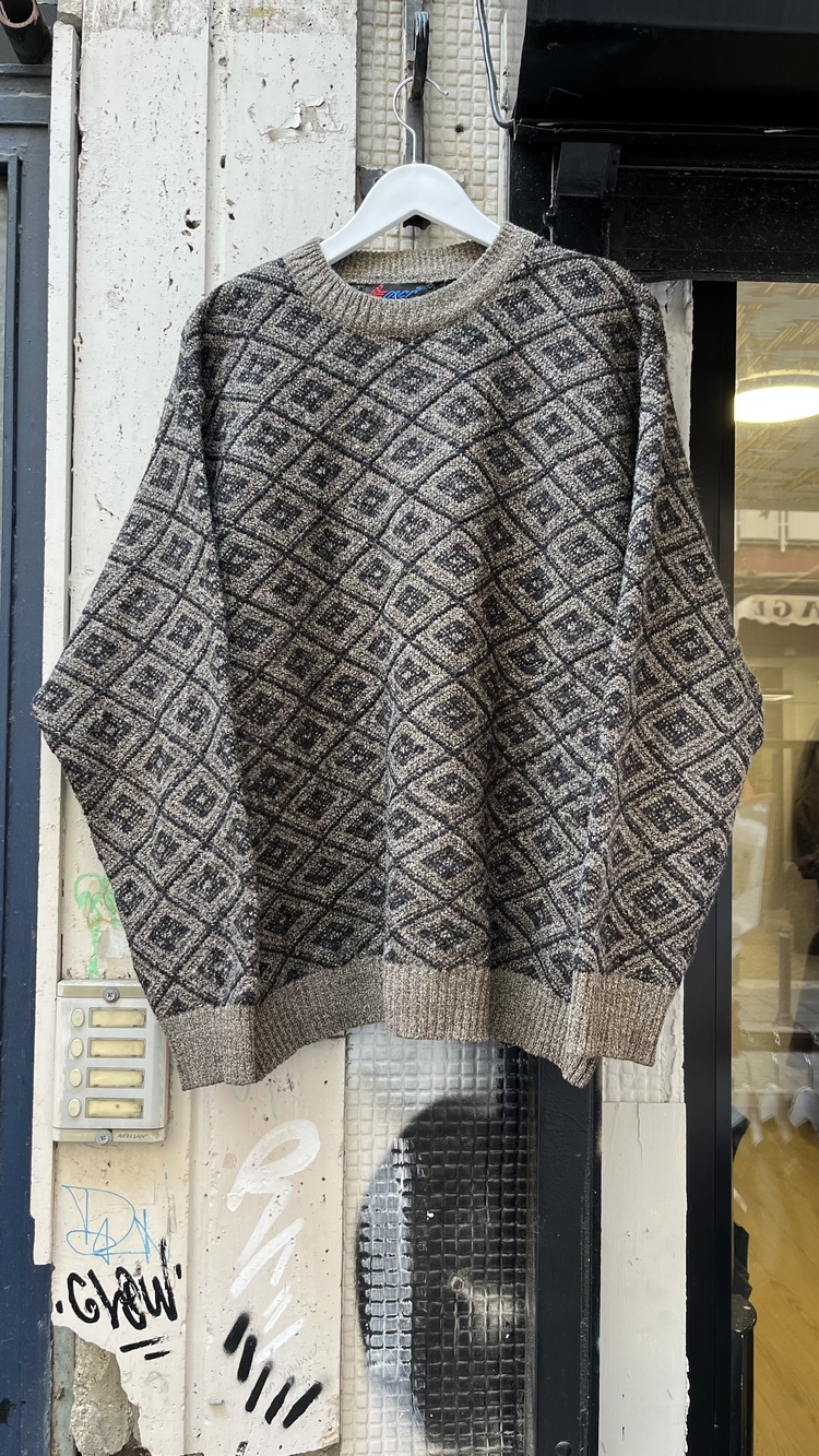Vintage Yün Kazak L