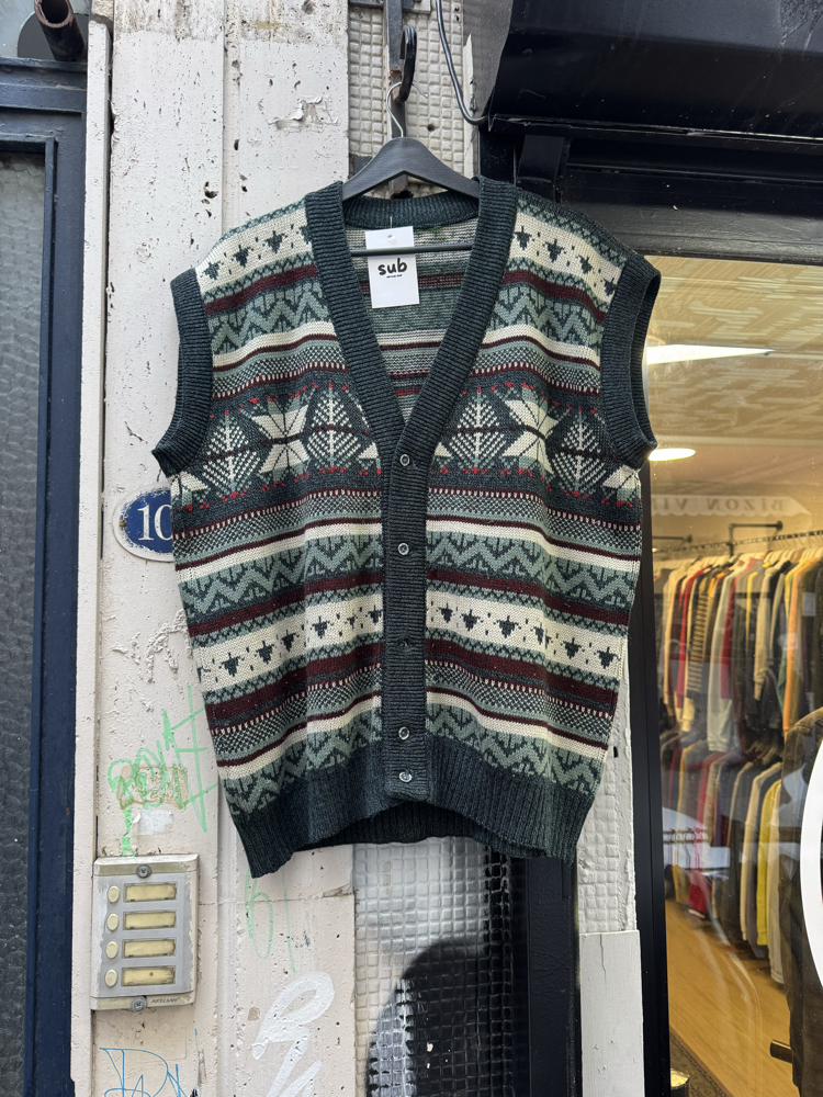 Vintage Yün Hırka L