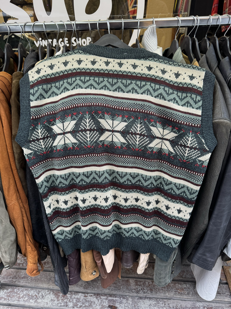 Vintage Yün Hırka L
