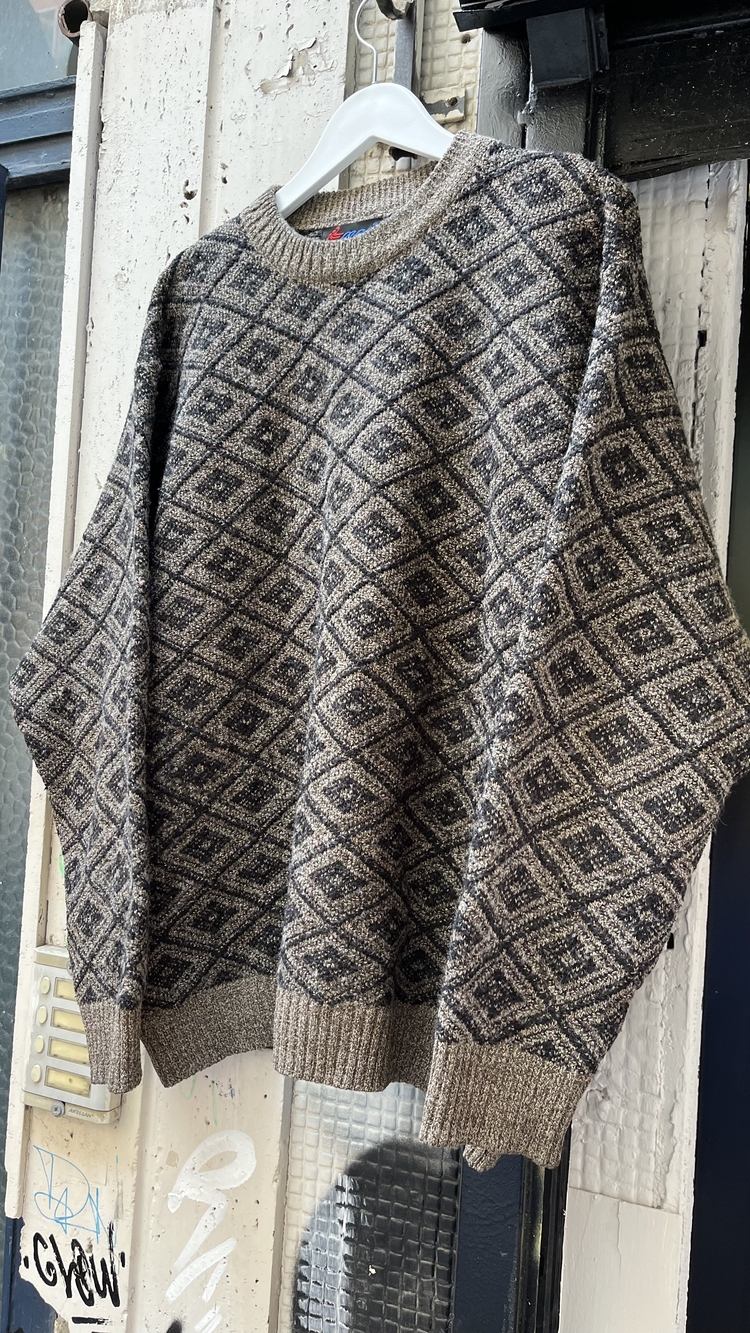 Vintage Yün Kazak L