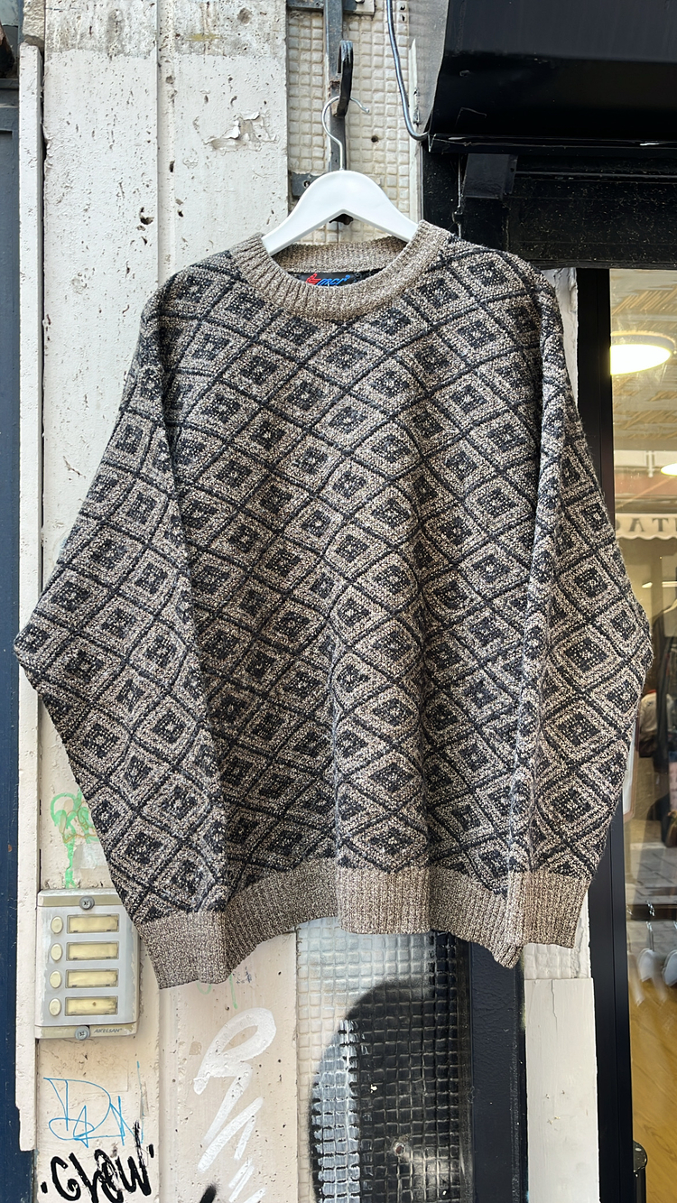 Vintage Yün Kazak L