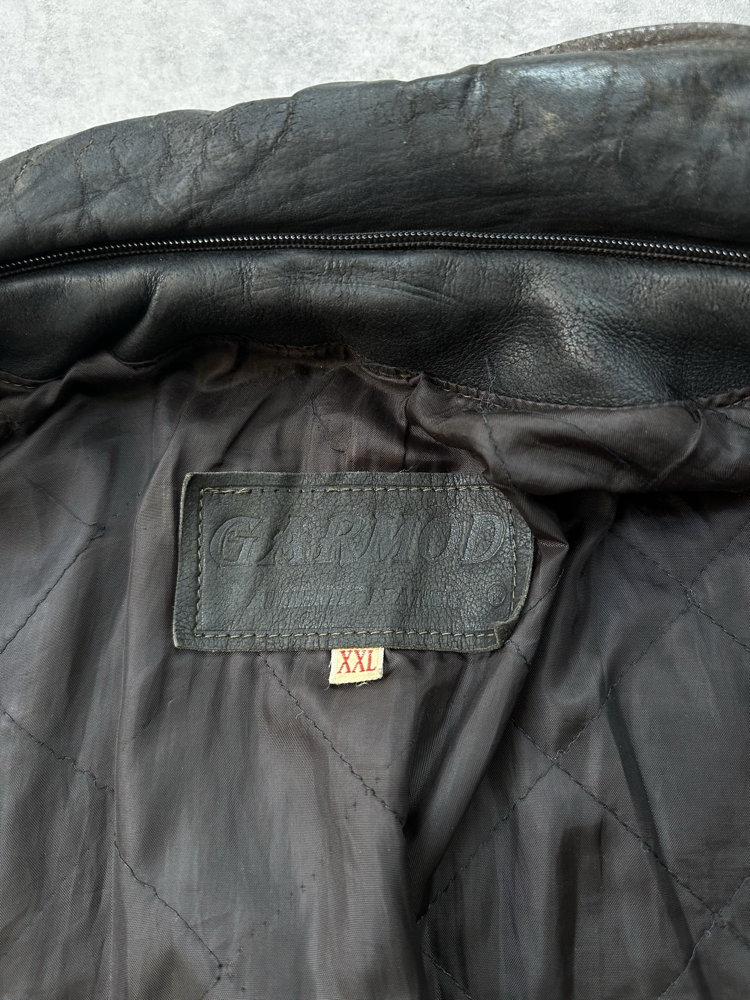 Garmod vintage leather jacket XXL