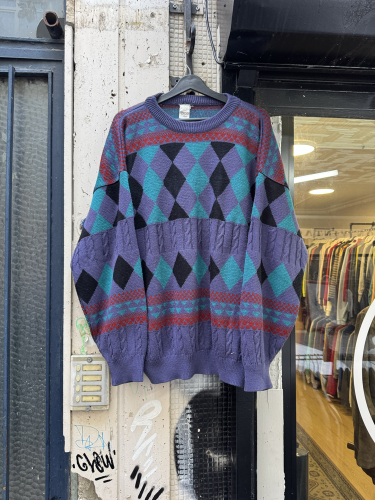 Vintage Yün Kazak XL
