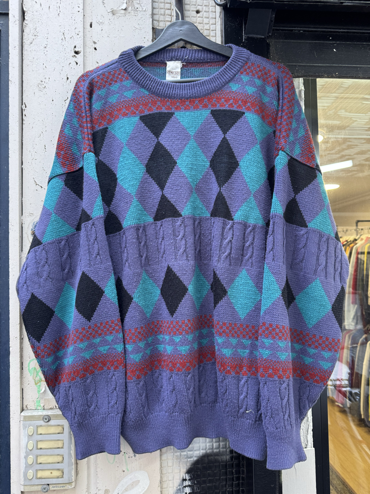 Vintage Yün Kazak XL