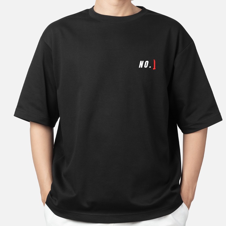 No1 T-Shirt / Red Stick / Oversize