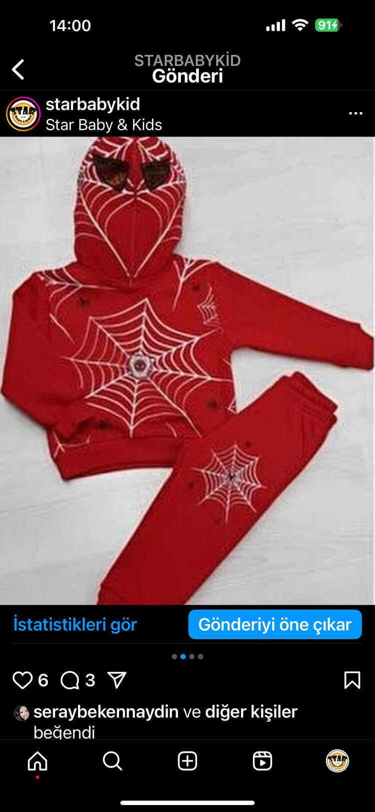 Spiderman lisanslı takım