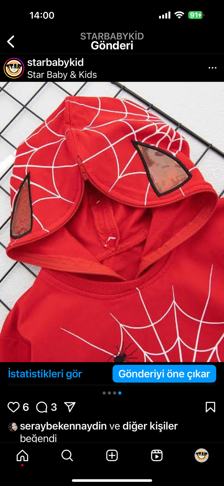Spiderman lisanslı takım