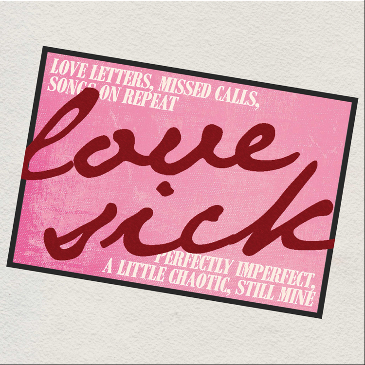love sick postcard