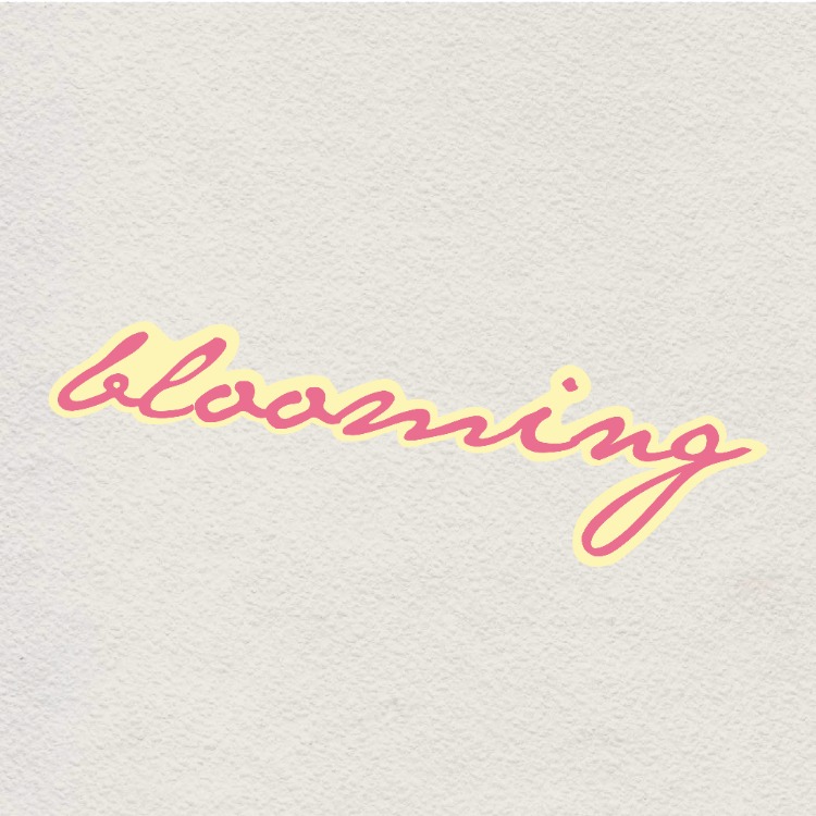 blooming sticker