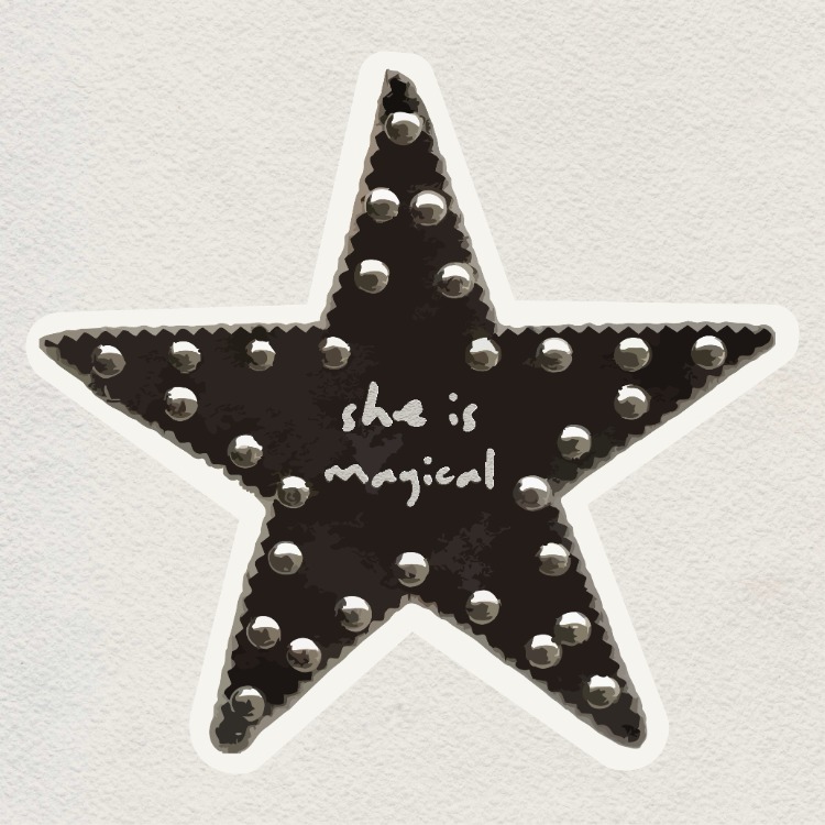 she is magical sticker