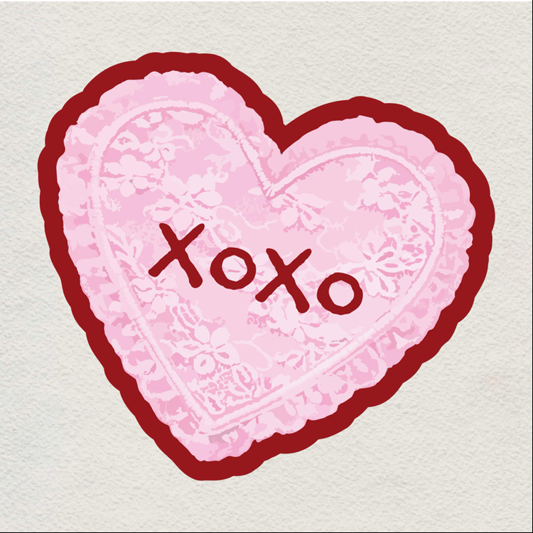 XOXO sticker