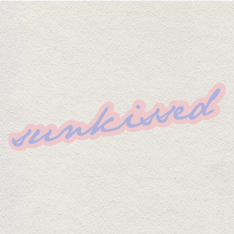 sunkissed sticker