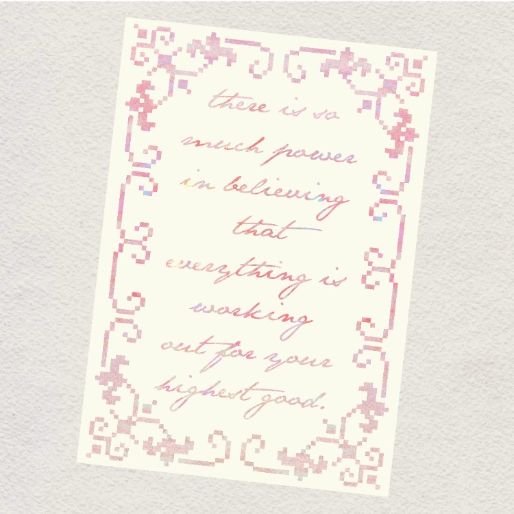 highest good postcard