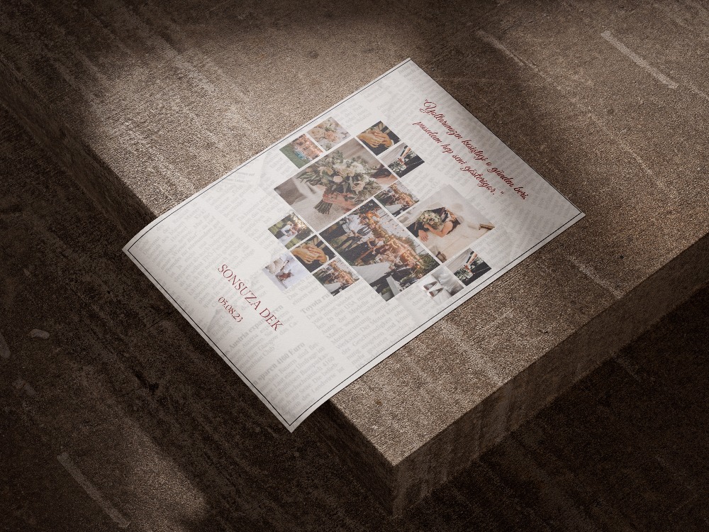 Kişiye Özel Kalp Kolaj Tablosu | Sevgiliye Hediye