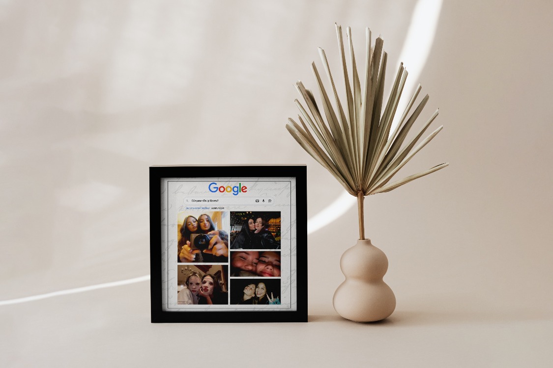 Kişiye Özel Google Arama Motoru Temalı Arkadaş Tablosu | Dünyanın En İyi İkilisi