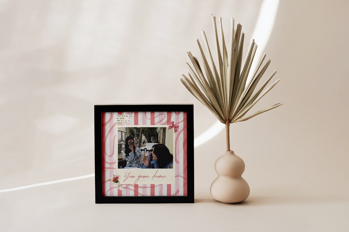 Kişiye Özel Vintage Polaroid Tablo | Arkadaşa Hediye | "You Go Girl"