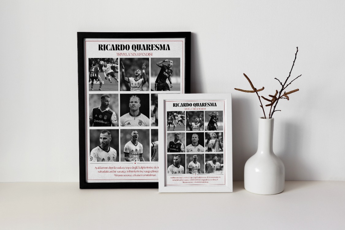 Ricardo Quaresma Aksiyon Kolajı | Trivela Tutkusu Beşiktaş Efsanesi Tablosu