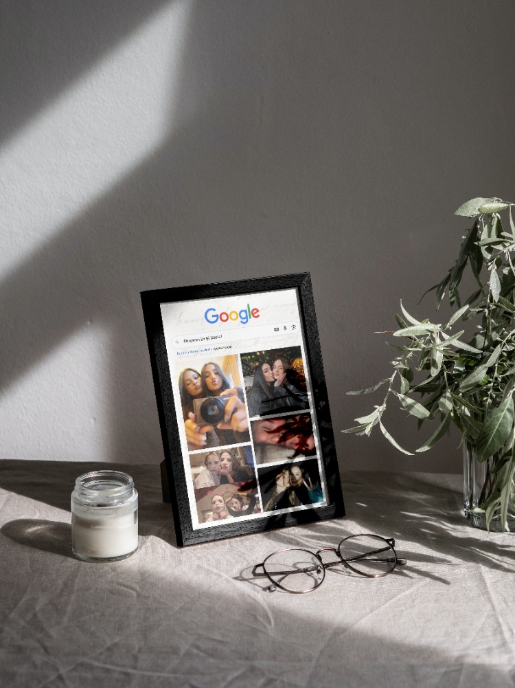 Kişiye Özel Google Arama Motoru Temalı Arkadaş Tablosu | Dünyanın En İyi İkilisi