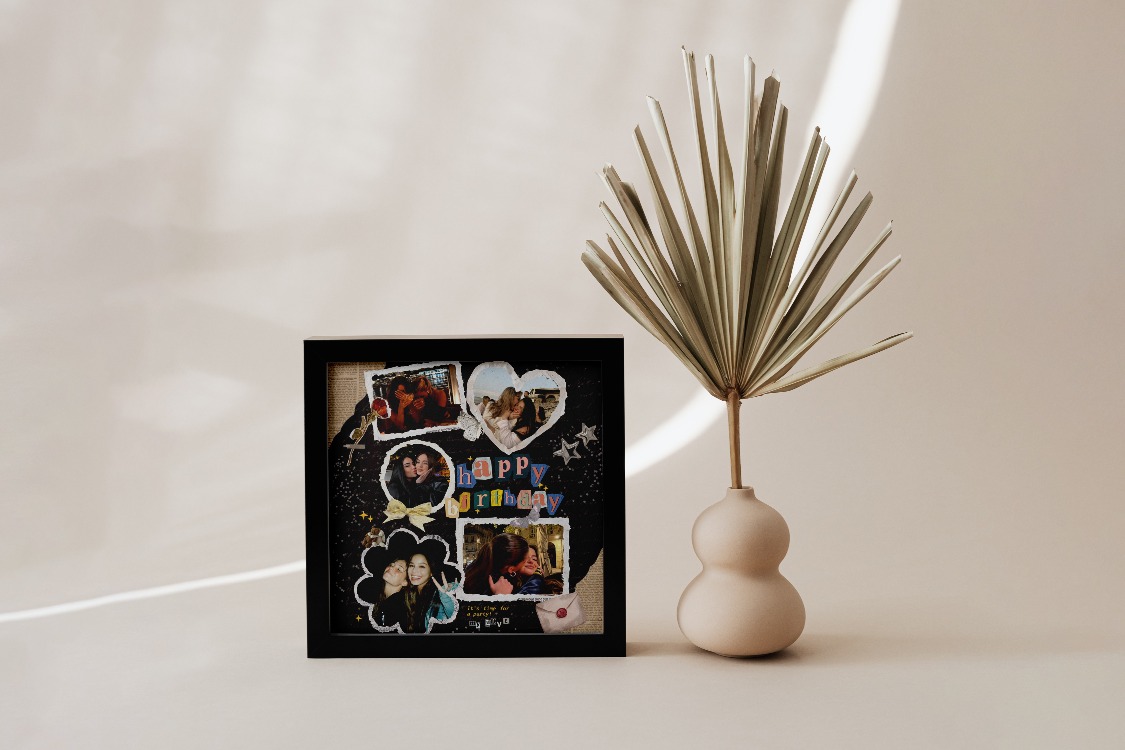 Kişiye Özel "Happy Birthday" Spotify Kolaj Tablo 2 | Arkadaşa Hediye 499 TL