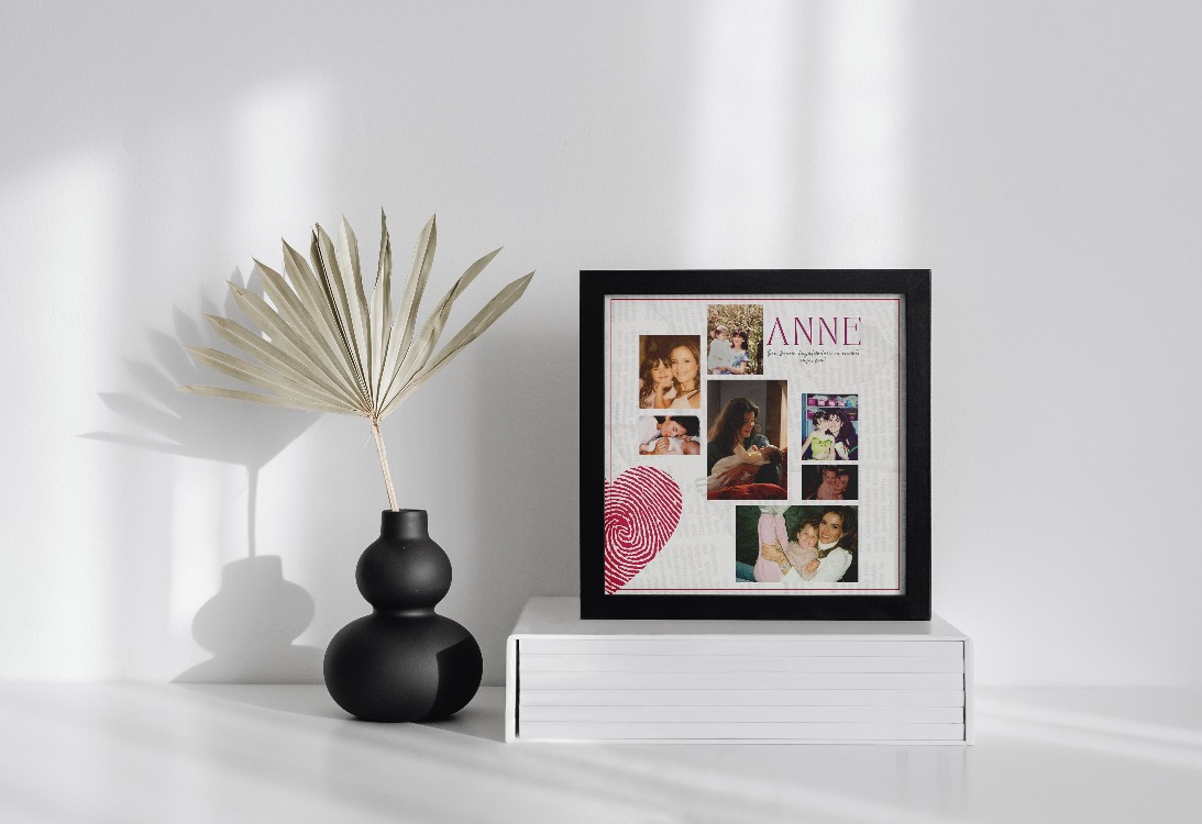 Anneye Özel Çoklu Fotoğraf Kolajı | Anı Düzenleyici Tablo | Anneler Günü Hediye